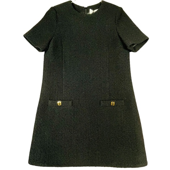 Ba&sh Mel Wool-Blend Tweed Polished Old Money Business Minidress - NWT - Sz M - Picture 1 of 16